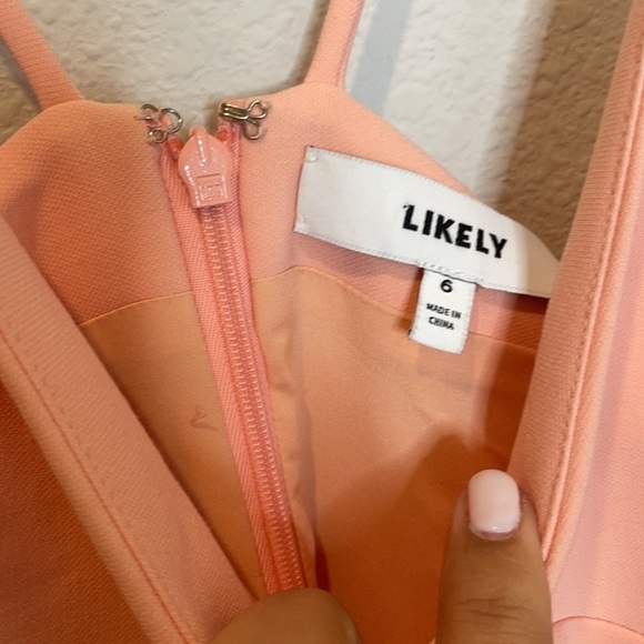 Likely Brooklyn Dress in Peach Pearl 6 - Picture 7 of 11